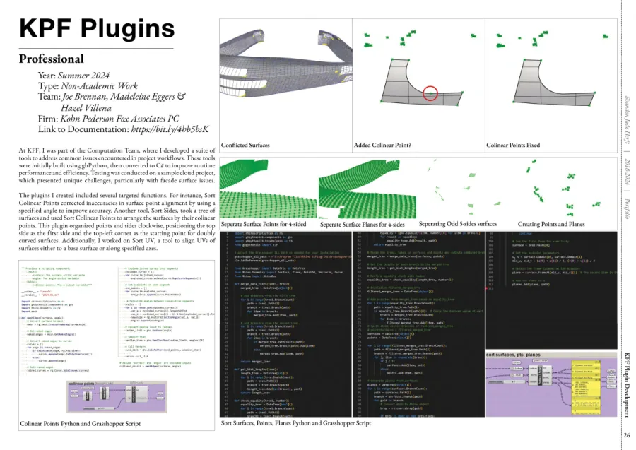 KPF Plugin Development portfolio spread