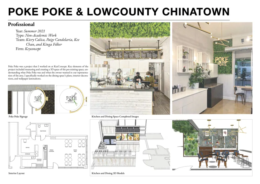 Poke Poke & Lowcounty Chinatown portfolio spread